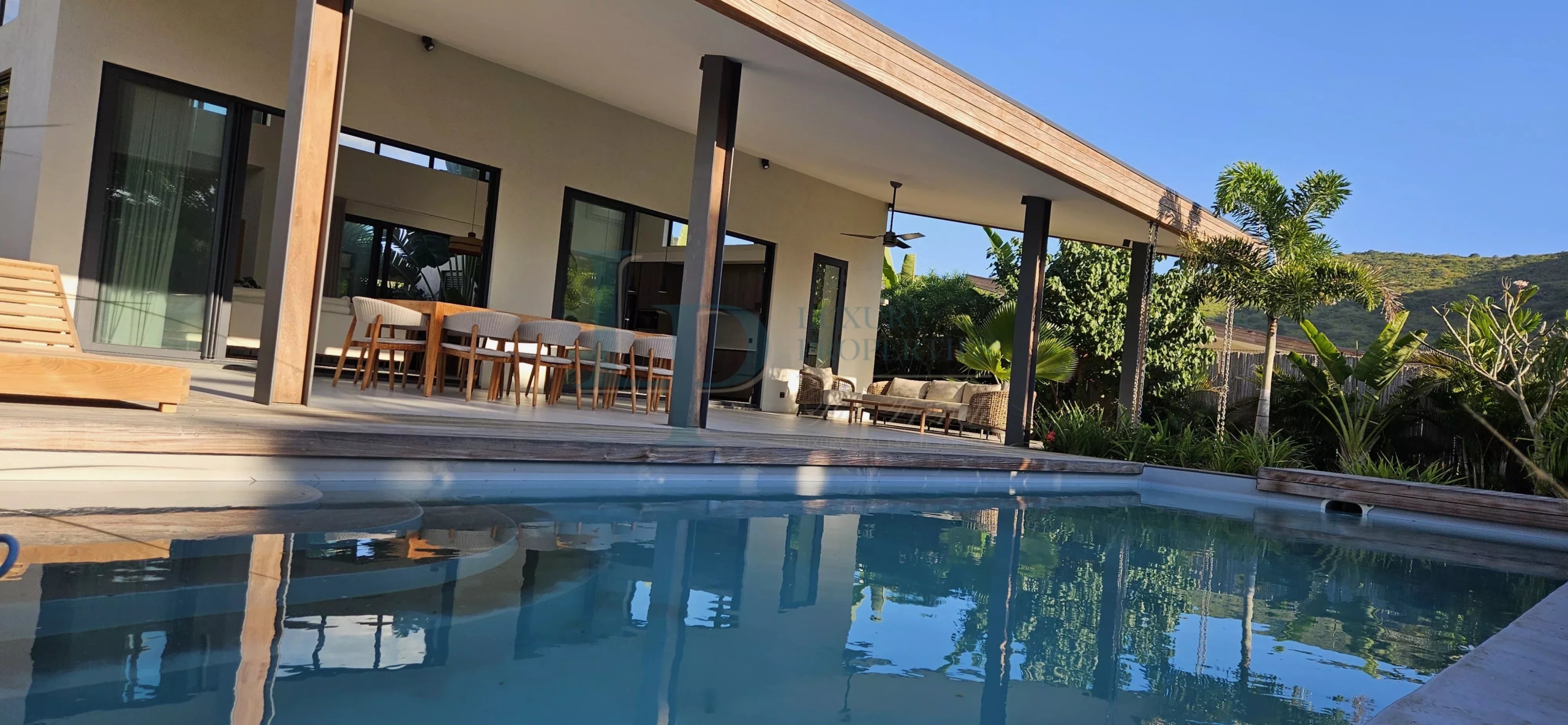 Villa de luxe à l’île Maurice située à Tamarin avec piscine privée