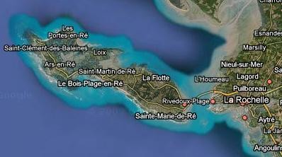 Carte de l'île de Ré