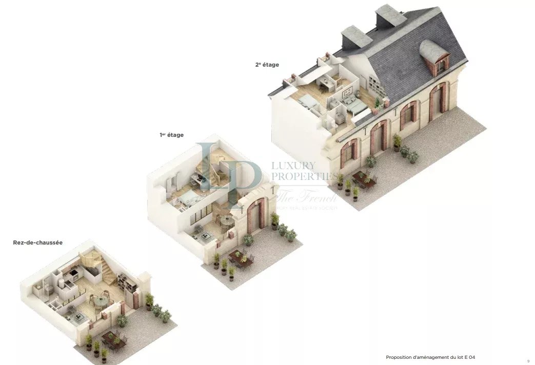 Triplex 5 rooms – Château de Pontchartrain
