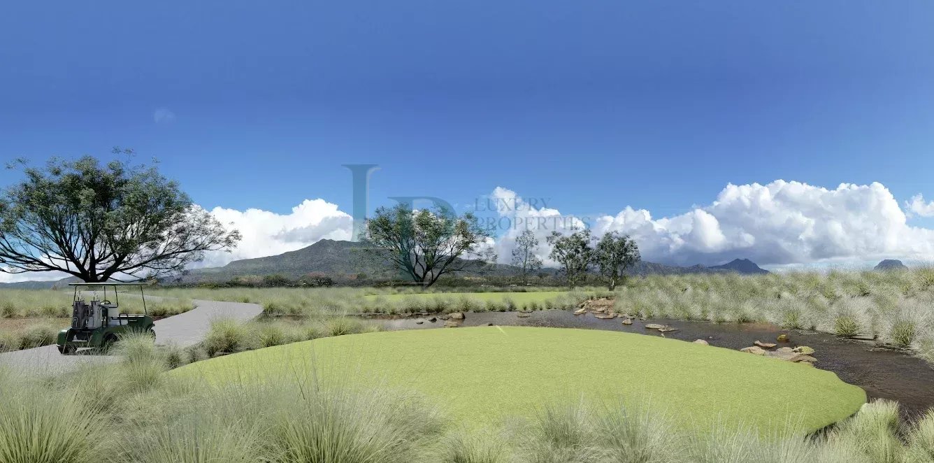 Maison à construire sur un domaine de golf dans l’Ouest de l’île Maurice