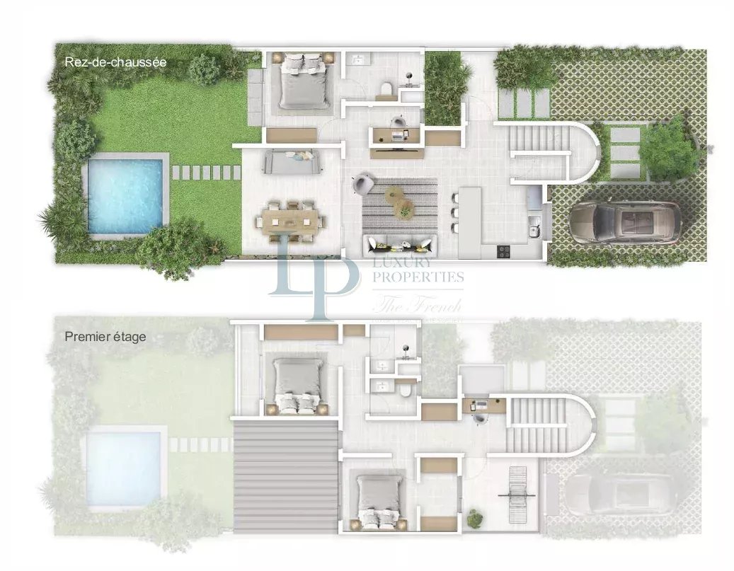 Villa TOWNHOUSE (attached on one side)