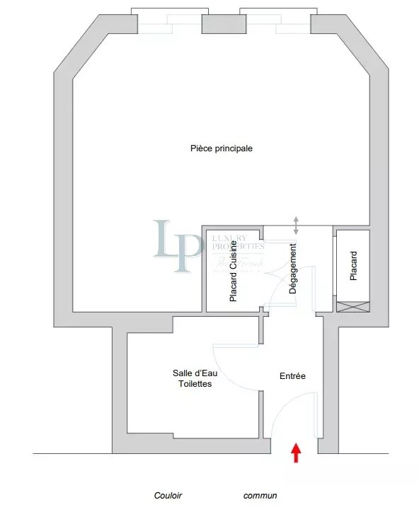 Paris 16 e — Avenue Pierre I er de Serbie · Studio à rénover, 4 e étage avec ascenseur, très lumineux sur cour